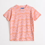 Peach Wave Shorts Set (Unisex) cotton kids shorts set - image 3
