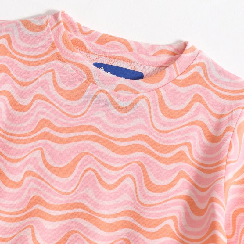Peach Wave Shorts Set (Unisex) cotton kids shorts set - image 5