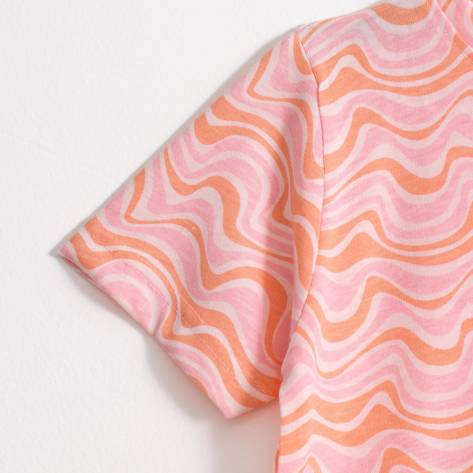 Peach Wave Shorts Set (Unisex) cotton kids shorts set - image 6