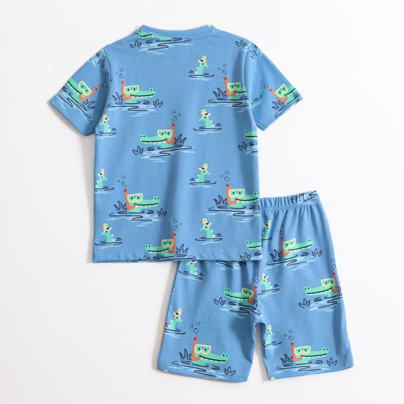 Croc Splash Shorts Set (Unisex) cotton kids shorts set - image 2