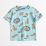 Dino Stamp Shorts Set (Unisex) cotton kids shorts set - image 3