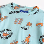 Dino Stamp Shorts Set (Unisex) cotton kids shorts set - image 5
