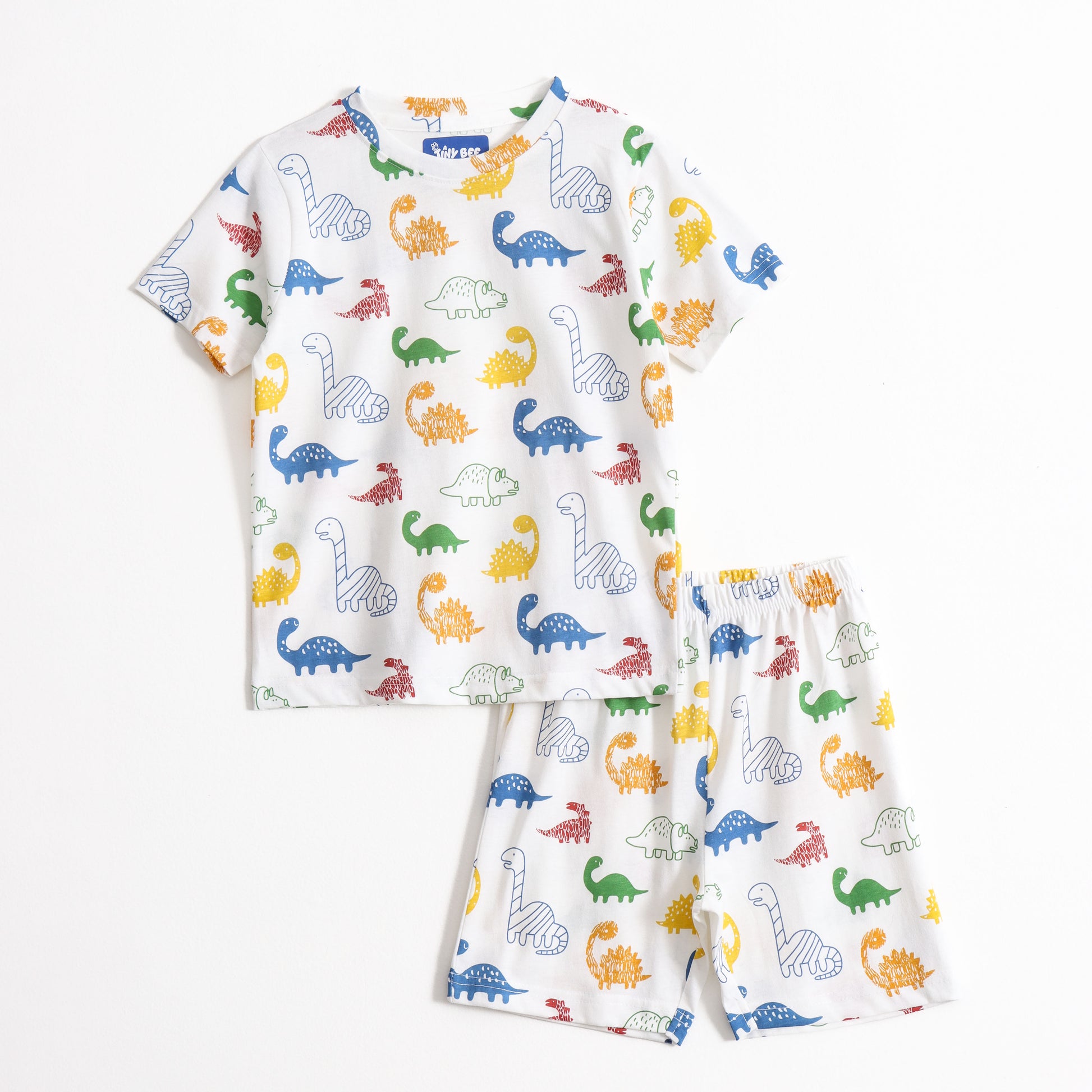 Dino Day Shorts Set (Unisex) cotton kids shorts set - image 1
