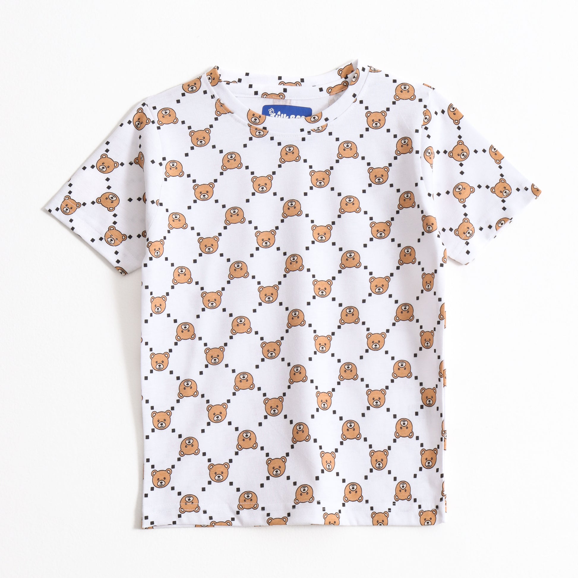 Teddy Check Shorts Set (Unisex) cotton kids shorts set - image 3