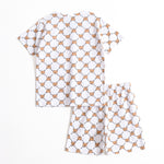 Teddy Check Shorts Set (Unisex) cotton kids shorts set - image 2