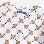 Teddy Check Shorts Set (Unisex) cotton kids shorts set - image 5