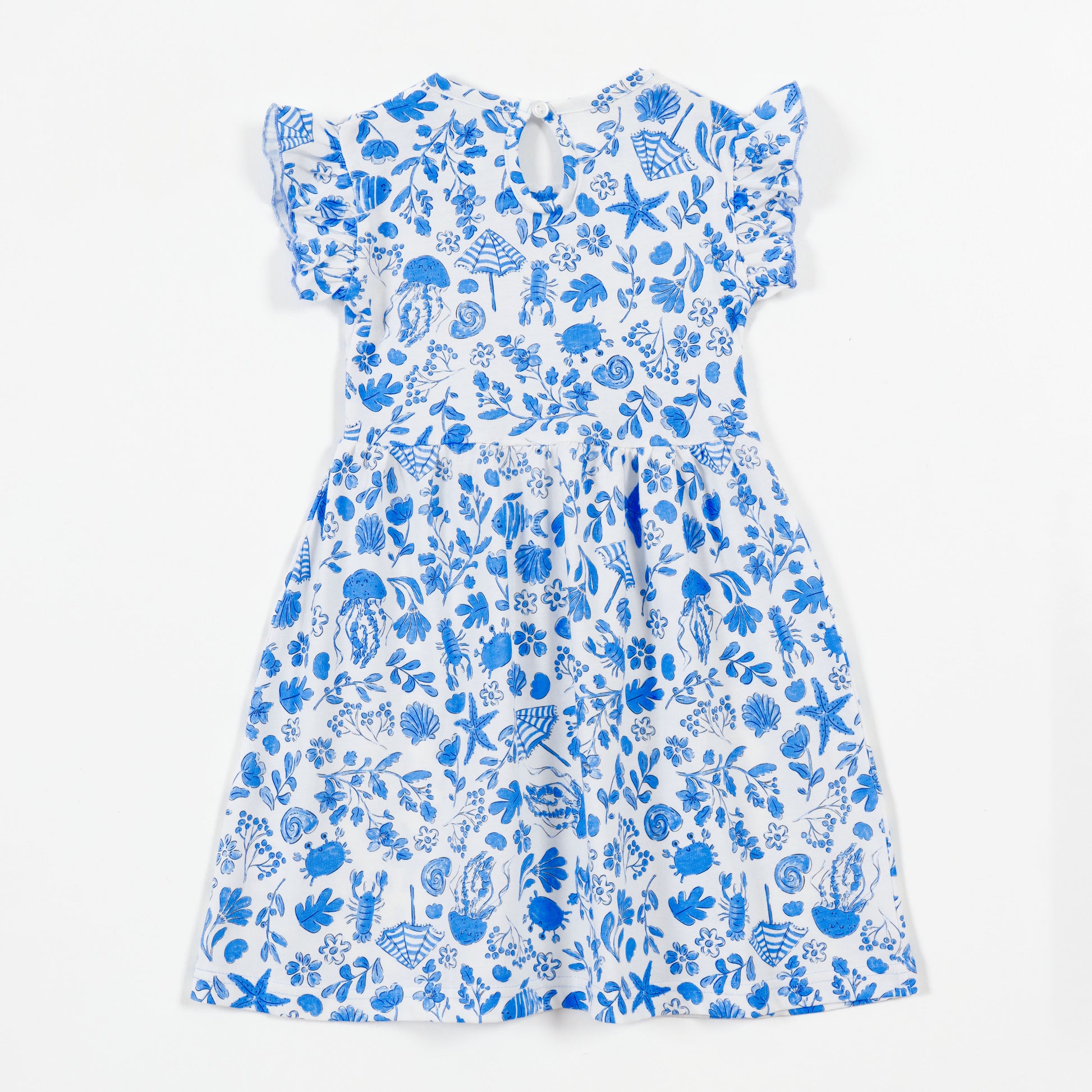 Seaside Doodle Girls Frock cotton girls frock - image 2