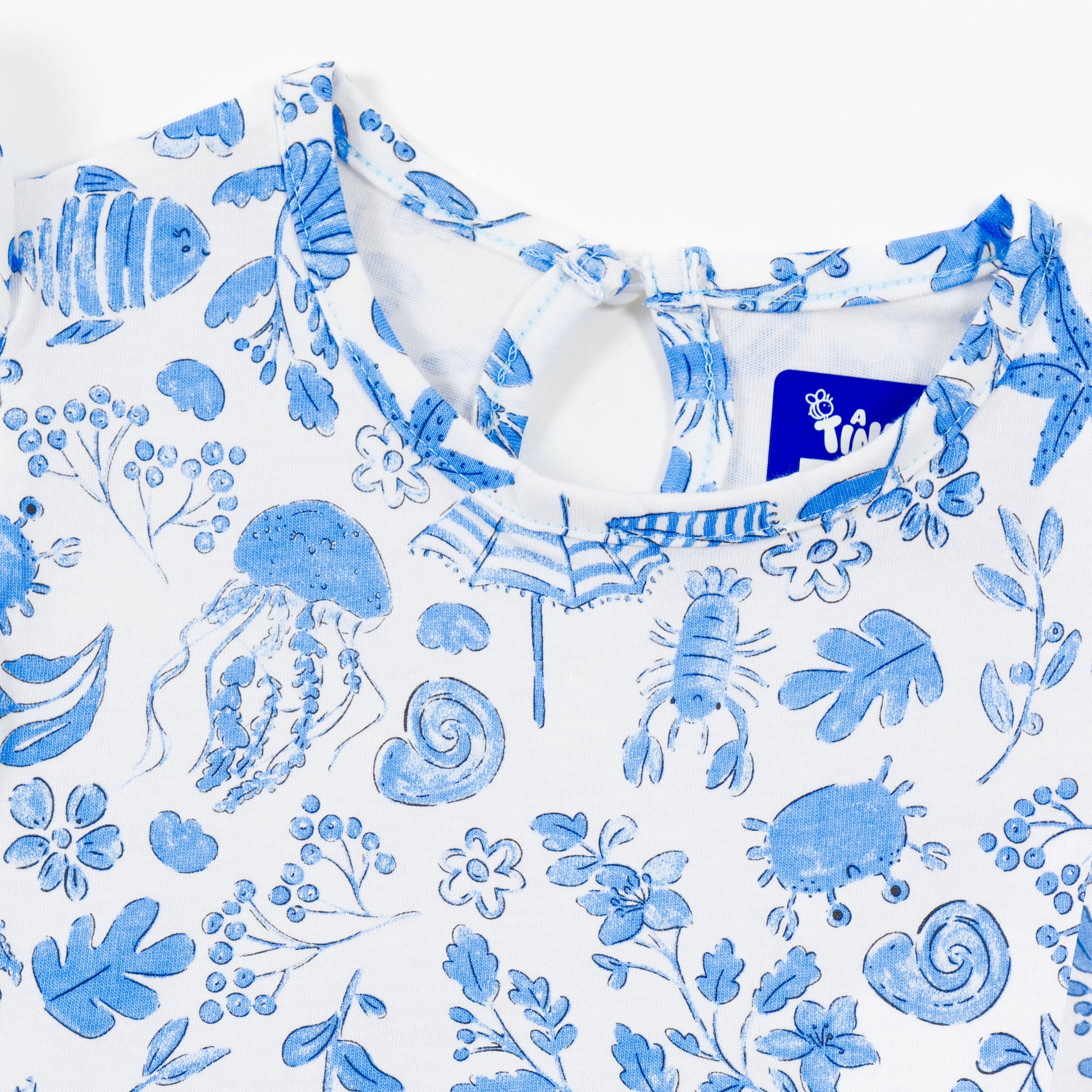 Seaside Doodle Girls Frock cotton girls frock - image 4