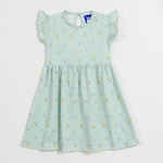 Sage Blossom Girls Frock cotton girls frock - image 1