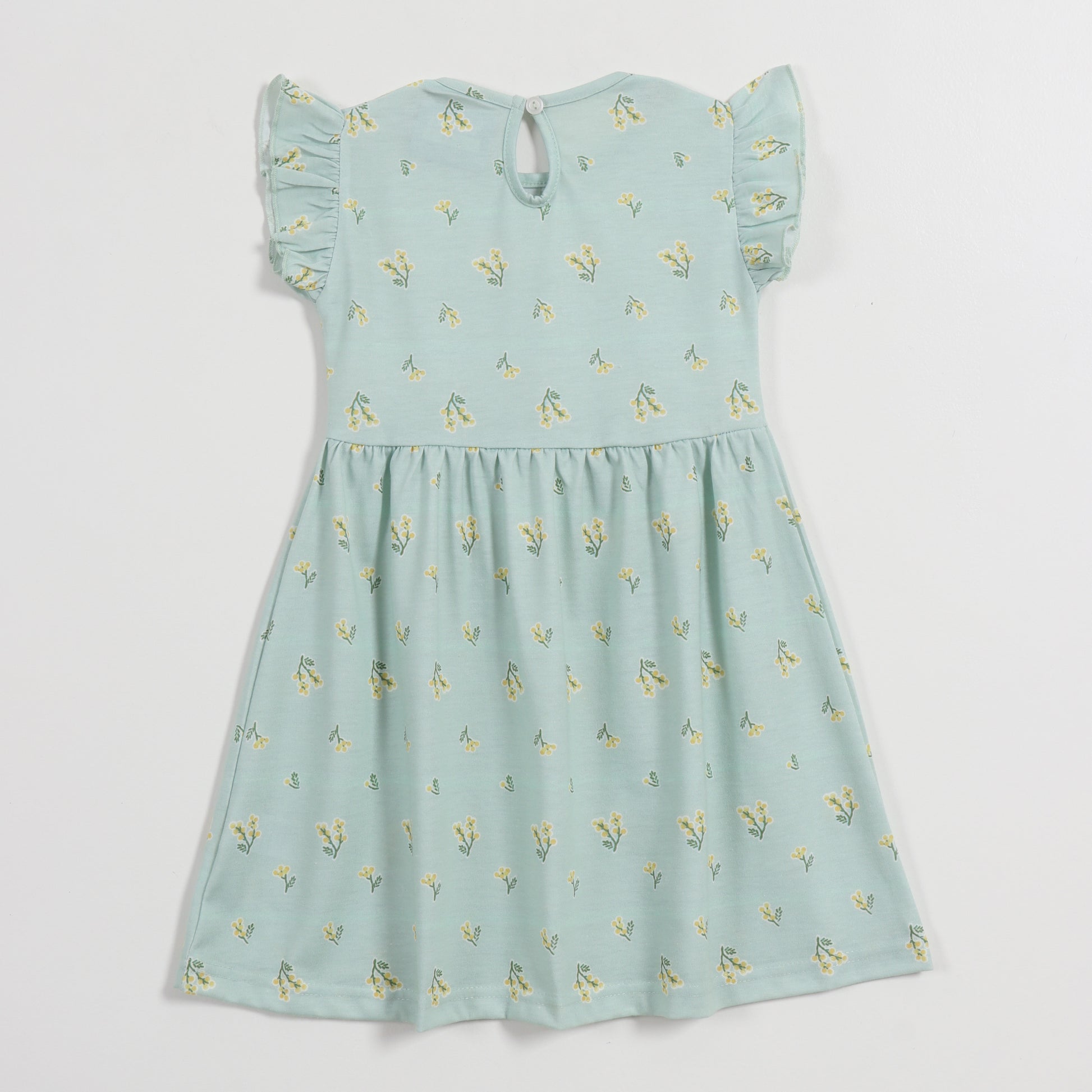 Sage Blossom Girls Frock cotton girls frock - image 2