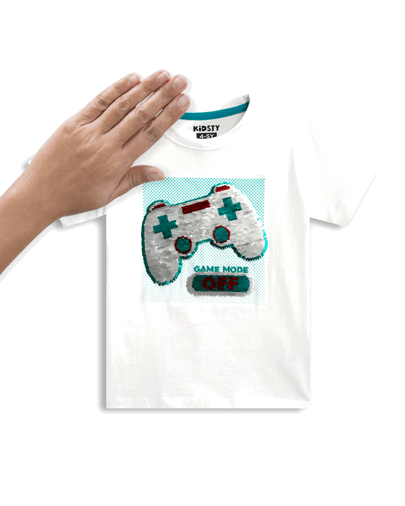 Game On Boys Shorts Set unisex kidswear — back view | A Tiny Bee
