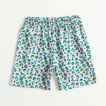 Aqua Leopard Shorts Set (Unisex) - A Tiny Bee
