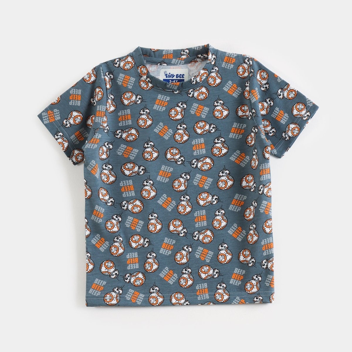 Beep Beep Go Shorts Set unisex kidswear — back view | A Tiny Bee