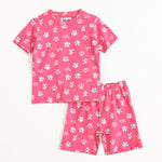 Berry Bow Shorts Set (Unisex) - A Tiny Bee