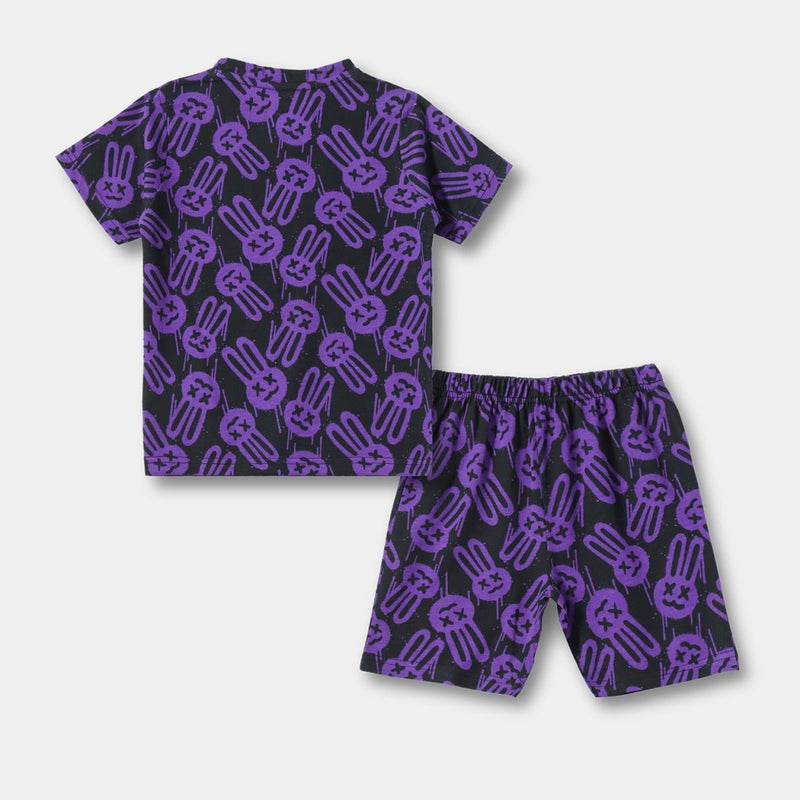 Best Buddy Shorts Set fabric and fit close-up | A Tiny Bee