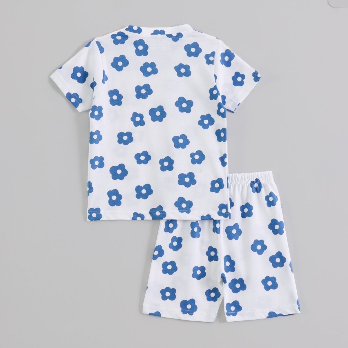 Blue Blossom Shorts Set (Unisex) - A Tiny Bee