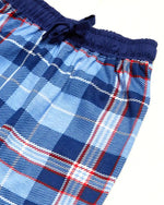 Blue Champion Boys Pajama Set Shorts Set side view — unisex kids 1-7y | A Tiny Bee