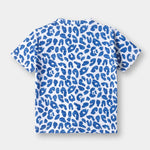 Blue Spots Shorts Set styled on child — A Tiny Bee kidswear