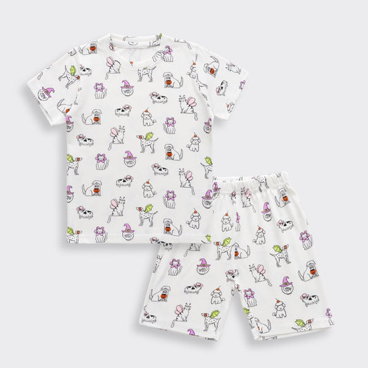 Boo Crew Shorts Set (Unisex) - A Tiny Bee