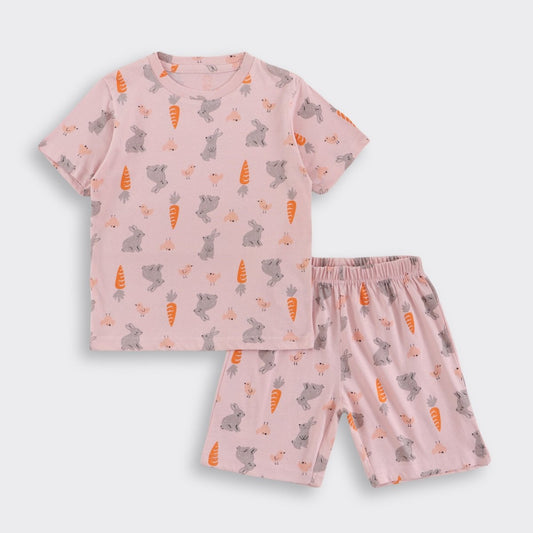 Bunny Carrot Shorts Set (Unisex) - A Tiny Bee