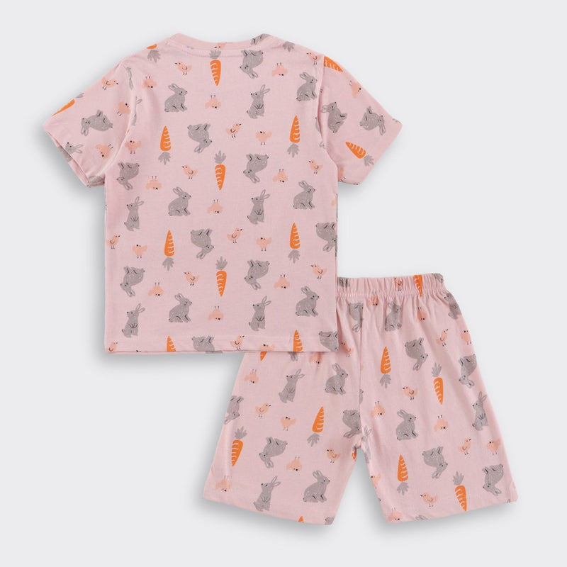 Bunny Carrot Shorts Set (Unisex) - A Tiny Bee