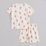 Bunny Pop Shorts Set unisex kidswear — back view | A Tiny Bee