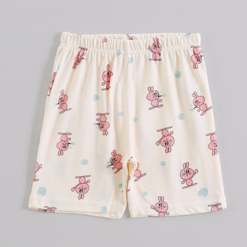 Bunny Pop Shorts Set styled on child — A Tiny Bee kidswear