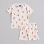 Bunny Pop Shorts Set for kids ages 1-7 — front view | A Tiny Bee