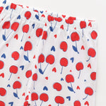 Cherry Pop Shorts Set side view — unisex kids 1-7y | A Tiny Bee
