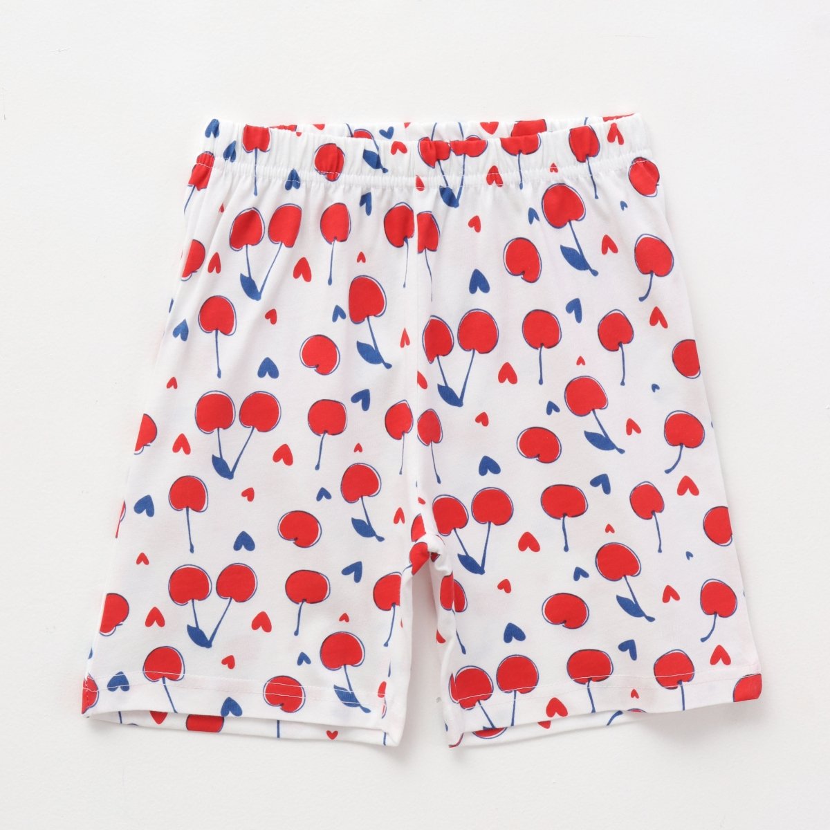 Cherry Pop Shorts Set styled on child — A Tiny Bee kidswear
