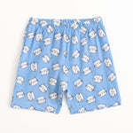 Cloud Puff Shorts Set elastic-waist shorts — front view | A Tiny Bee
