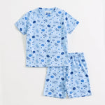Cool Dude Shorts Set for kids ages 1-7 — front view | A Tiny Bee