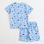 Cool Dude Shorts Set fabric and fit close-up | A Tiny Bee