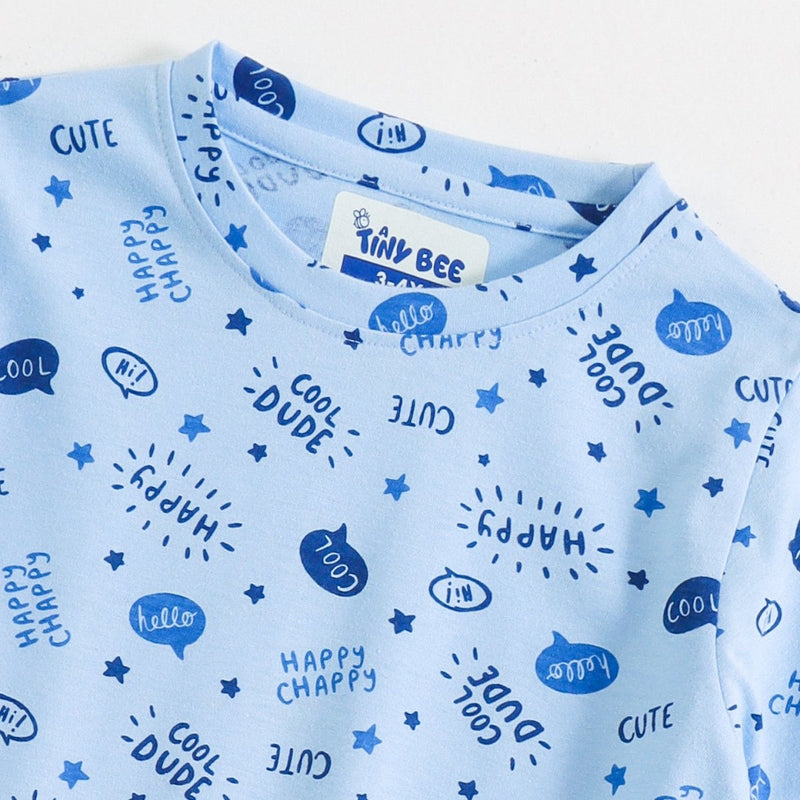 Cool Dude Shorts Set styled on child — A Tiny Bee kidswear