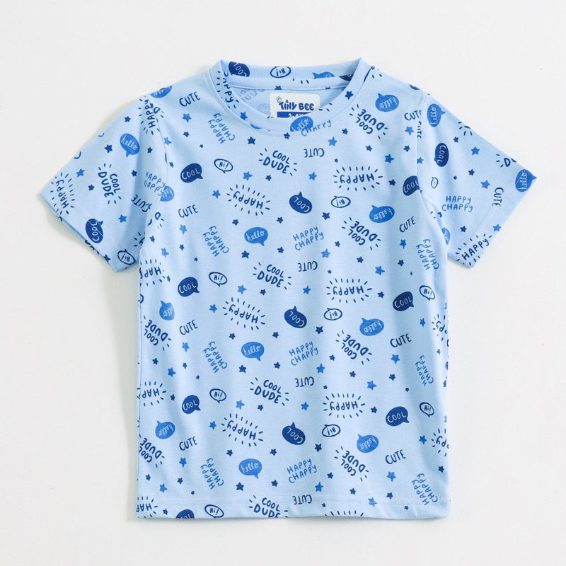 Cool Dude Shorts Set unisex kidswear — back view | A Tiny Bee