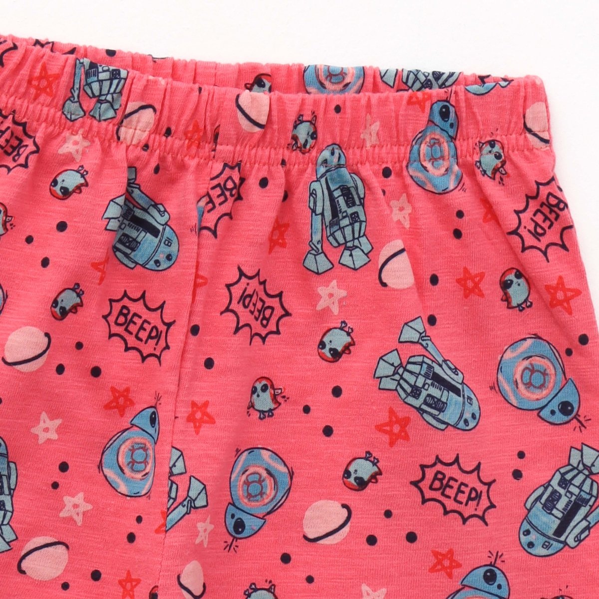 Cosmic Explorer Shorts Set side view — unisex kids 1-7y | A Tiny Bee