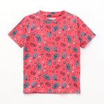 Cosmic Explorer Shorts Set print detail — kids 1-7y | A Tiny Bee