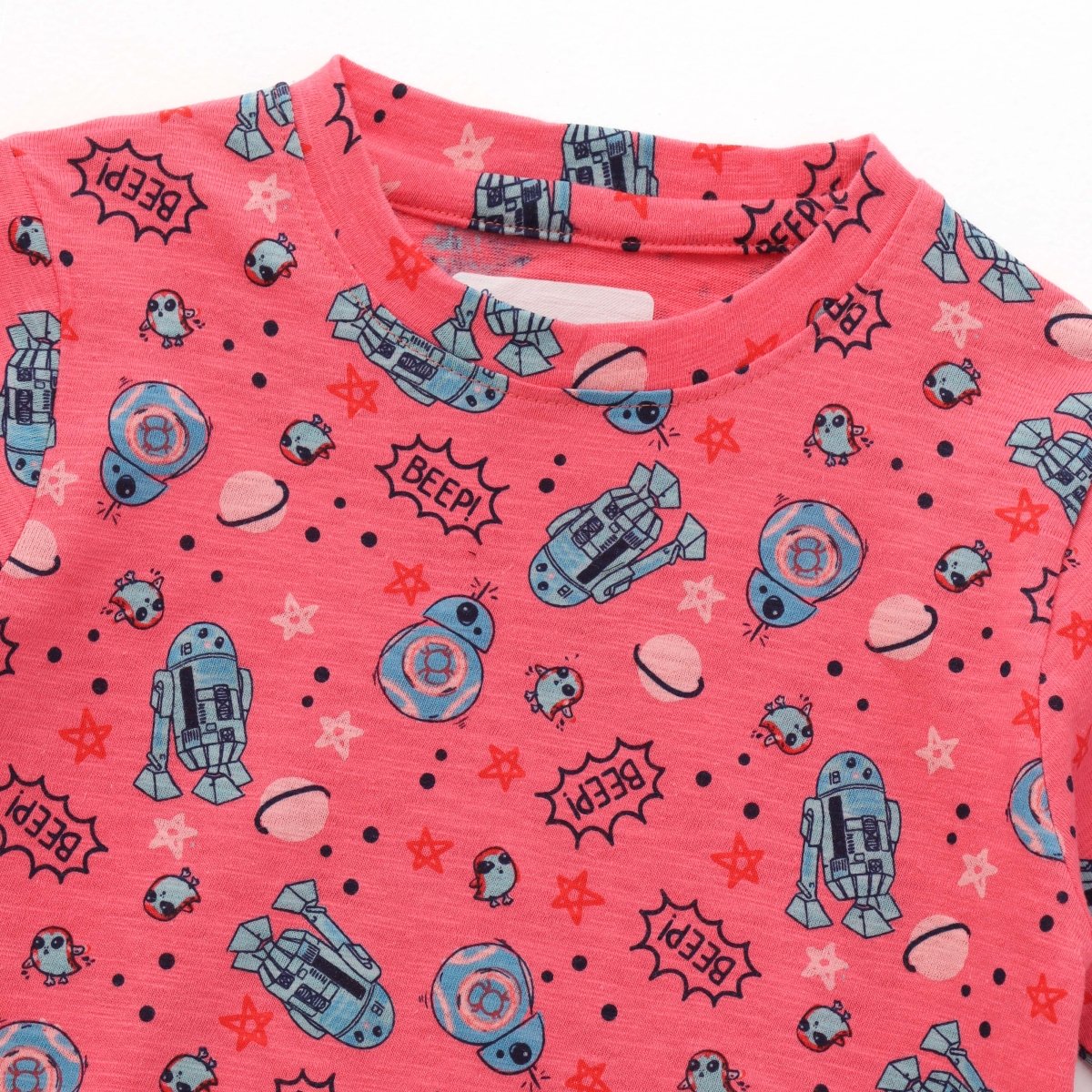 Cosmic Explorer Shorts Set fabric and fit close-up | A Tiny Bee