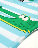 Croc Buddy Boys Pajama Set Shorts Set unisex kidswear — back view | A Tiny Bee