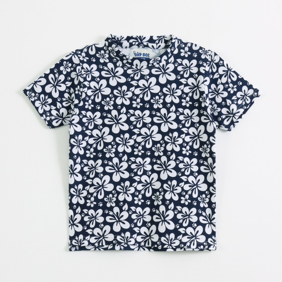 Cute Floral Shorts Set print detail — kids 1-7y | A Tiny Bee