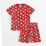 Cute Heart Shorts Set for kids ages 1-7 — front view | A Tiny Bee