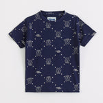 Cute Teddy Shorts Set print detail — kids 1-7y | A Tiny Bee