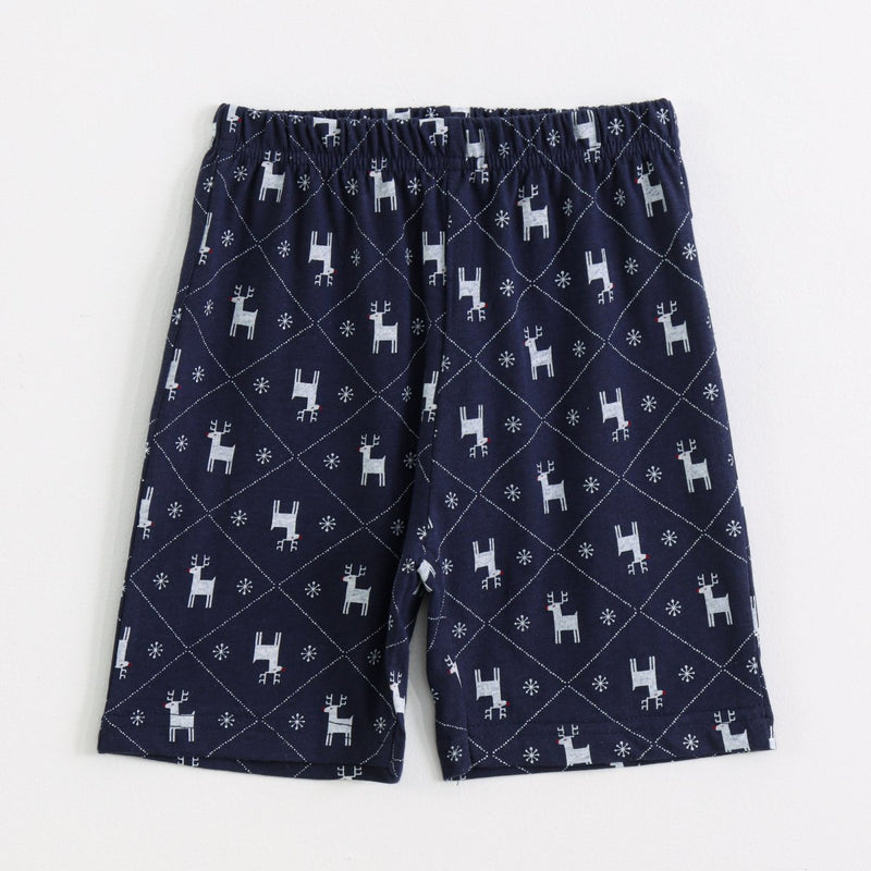 Deer Graphic Shorts Set styled on child — A Tiny Bee kidswear