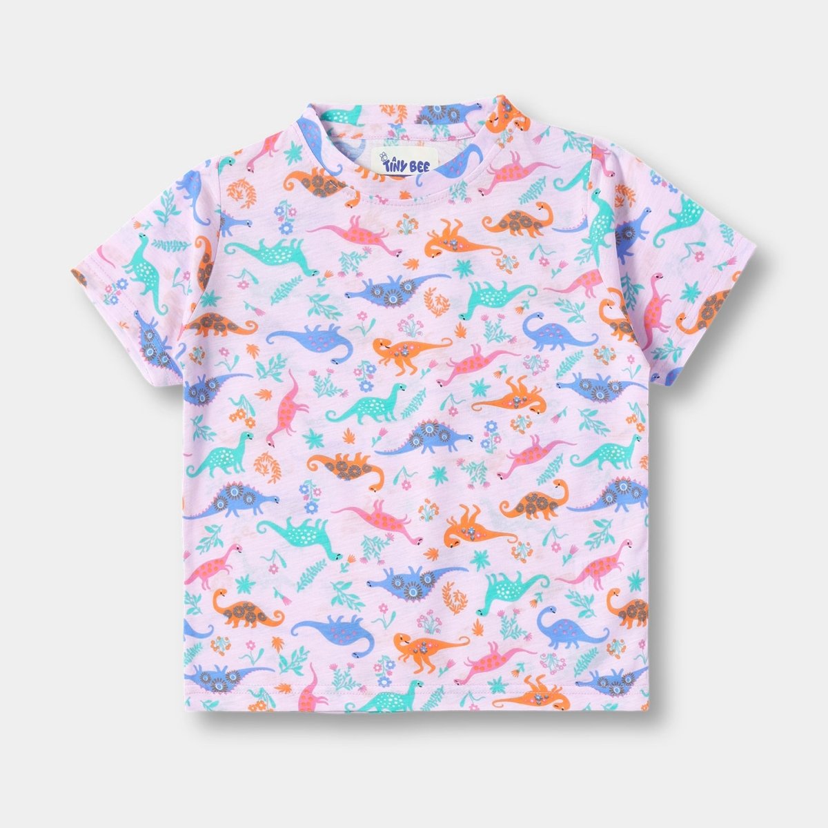 Dino Dreams Shorts Set unisex kidswear — back view | A Tiny Bee
