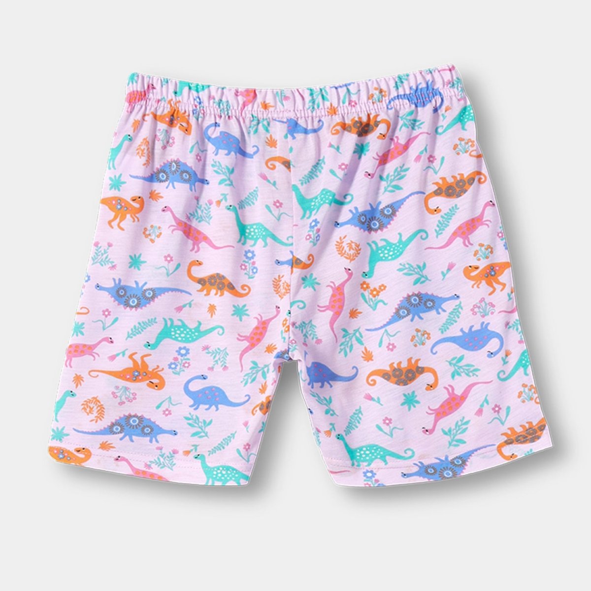 Dino Dreams Shorts Set color detail | A Tiny Bee kidswear