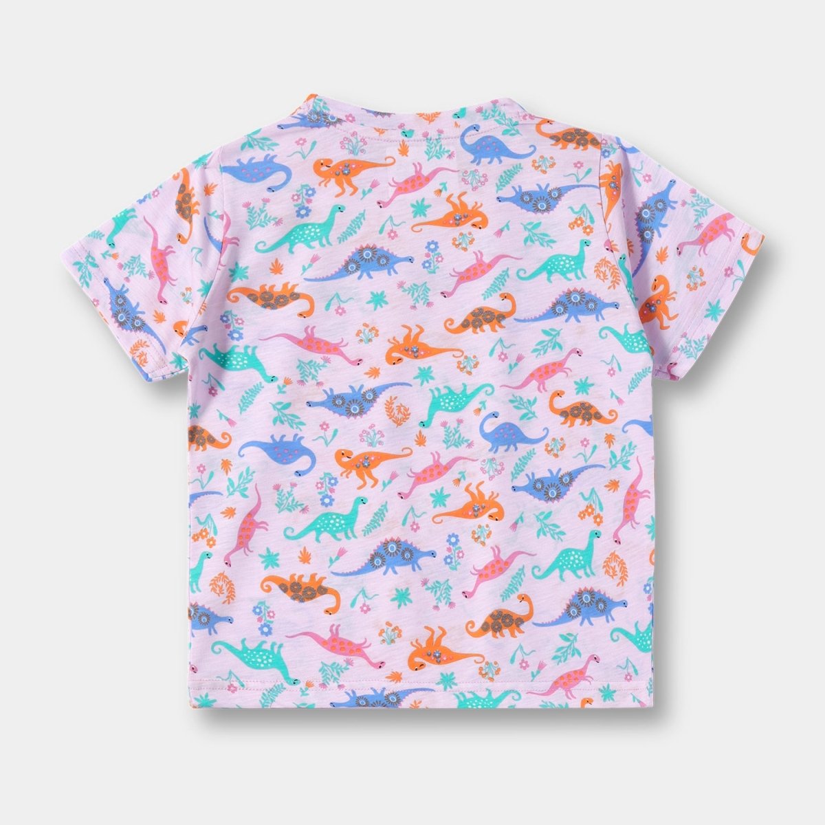 Dino Dreams Shorts Set side view — unisex kids 1-7y | A Tiny Bee