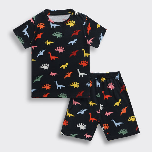 Dino Party Shorts Set (Unisex) - A Tiny Bee