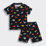 Dino Party Shorts Set (Unisex) - A Tiny Bee