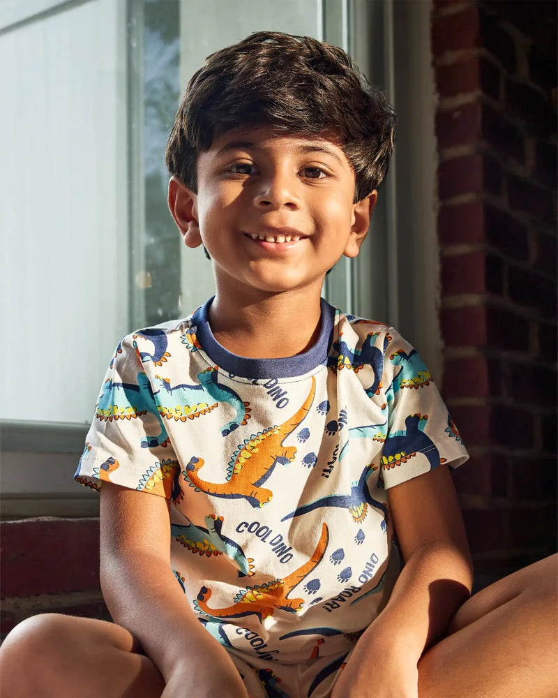 Dino World Boys Shorts Set - A Tiny Bee