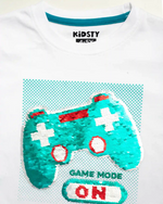 Game On Boys Shorts Set side view — unisex kids 1-7y | A Tiny Bee